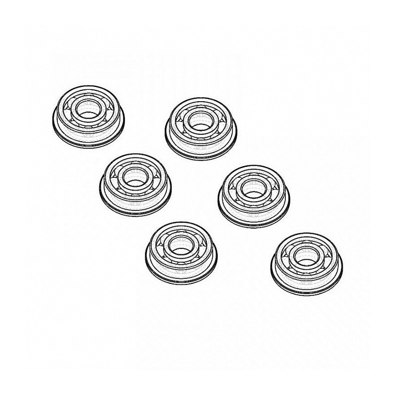 Boccole 8mm CUSCINETTATE -  Retro Arms