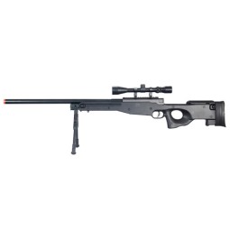 Fucile a molla L96 con OTTICA e BIPIEDE - MB01 - WELL