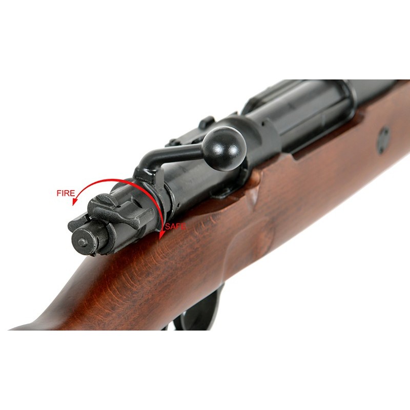 KAR98K Spring Rifle - Real Wood - S&T