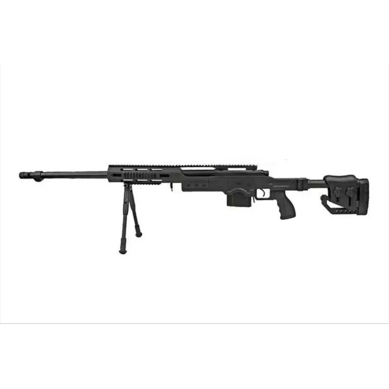 MB4411 SPRING Bolt Action Sniper Rifle with Bipod - WELL