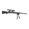 Fucile a molla M24 SWS con OTTICA e BIPIEDE - Snow Wolf
