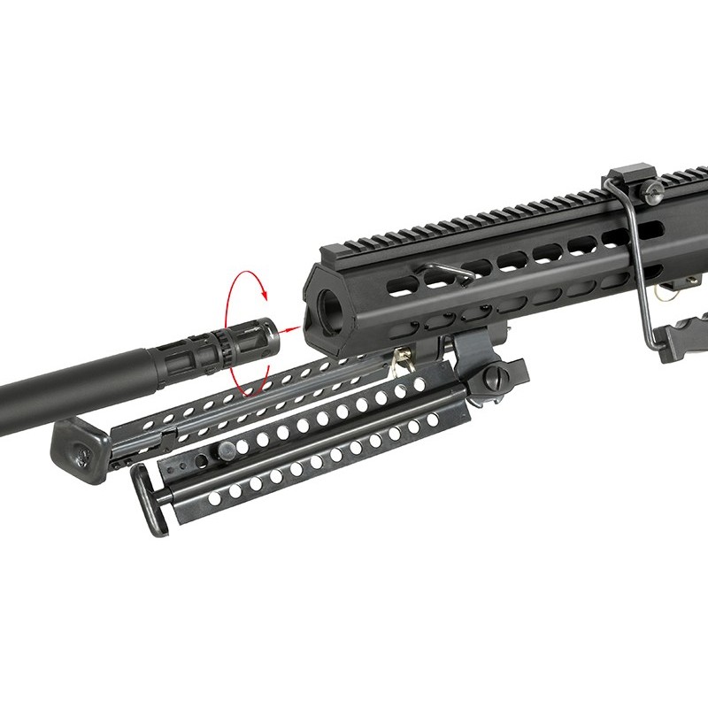 Fucile a molla di precisione Barrett® M82A1 full metal - 6mmproshop