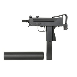 Pistola mitragliatrice a gas stile M11 con silenziatore - HFC