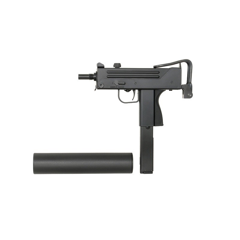 M11 Style Gas Submachine Gun with Silencer - HFC