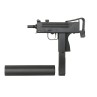 Pistola mitragliatrice a gas stile M11 con silenziatore - HFC