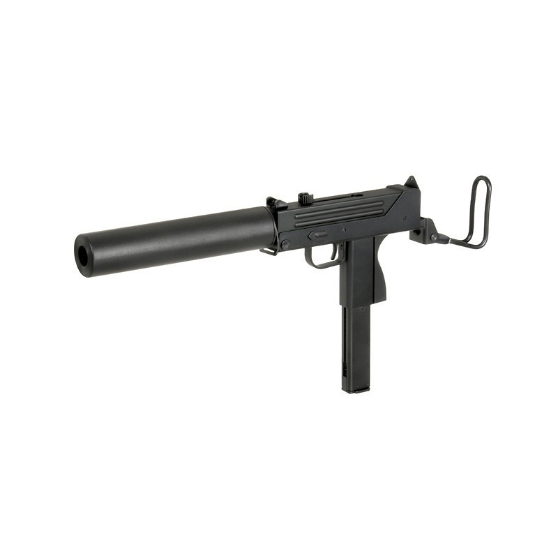 M11 Style Gas Submachine Gun with Silencer - HFC