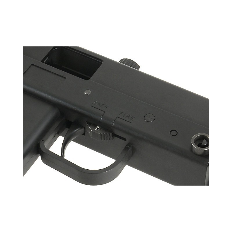Pistola mitragliatrice a gas stile M11 con silenziatore - HFC