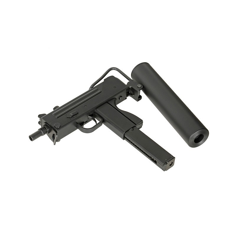 M11 Style Gas Submachine Gun with Silencer - HFC