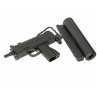 M11 Style Gas Submachine Gun with Silencer - HFC