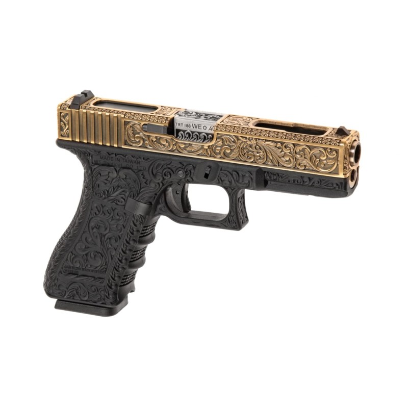 G 18 FLOREAL Full Auto Gas Blowback Pistol - WE