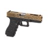 G 18 FLOREAL Full Auto Gas Blowback Pistol - WE