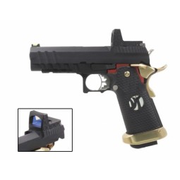 HX2601 HI-CAPA Gas Pistol with RED DOT - AW CUSTOM