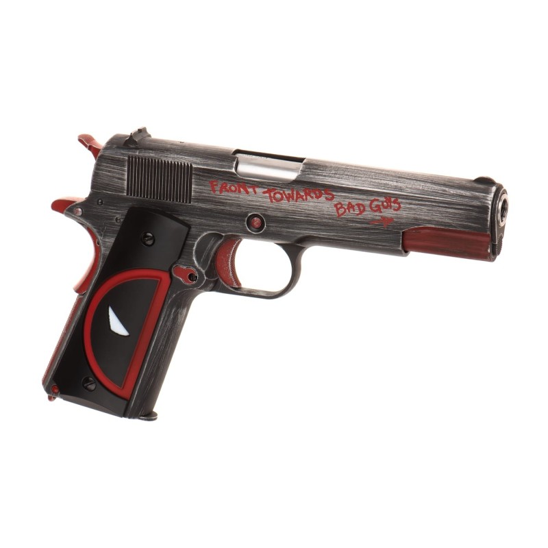 NE2201 1911 DEADPOOL Full Metal Gas Blowback Pistol - AW CUSTOM