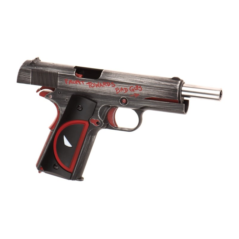 Pistola a gas NE2201 1911 DEADPOOL full metal - AW CUSTOM