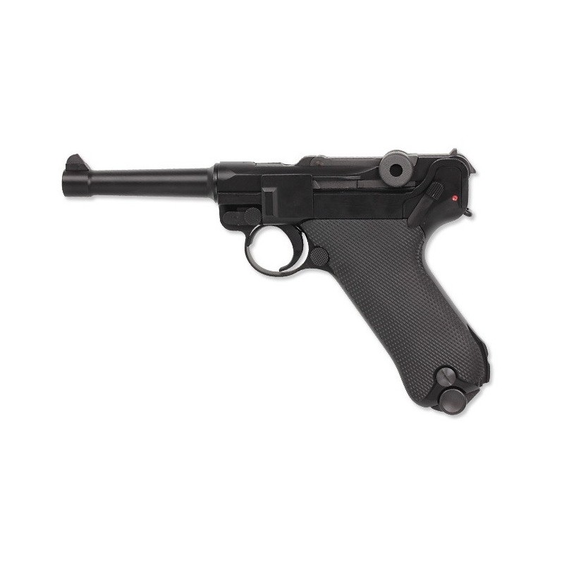 Pistola a gas P08 4 pollici full metal GBB - WE