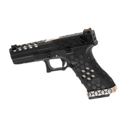 Pistola a gas G18 HEX CUT VX02XX full auto - AW Custom