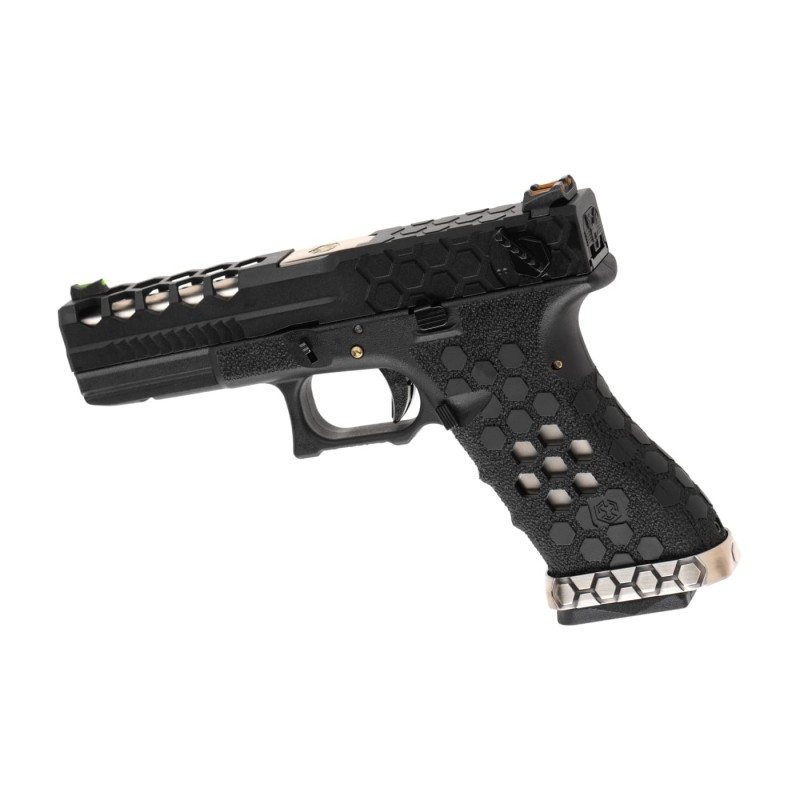 Pistola a gas G18 HEX CUT VX02XX full auto - AW Custom