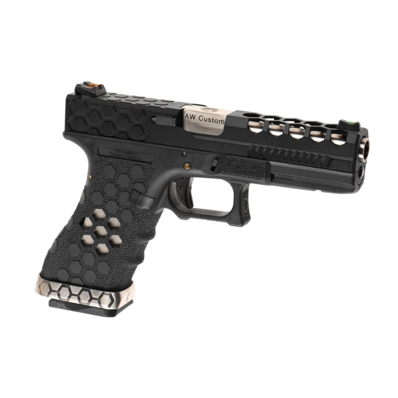 Pistola a gas G18 HEX CUT VX02XX full auto - AW Custom