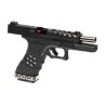 G18 HEX CUT VX02XX Full Auto Gas Blowback Pistol - AW Custom