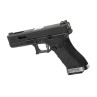 Pistola a gas G-FORCE 17 carrello NERO canna  SILVER - WE