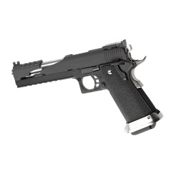 Pistola a gas Hi-Capa 6 T-REX CUSTOMS canna SILVER - WE