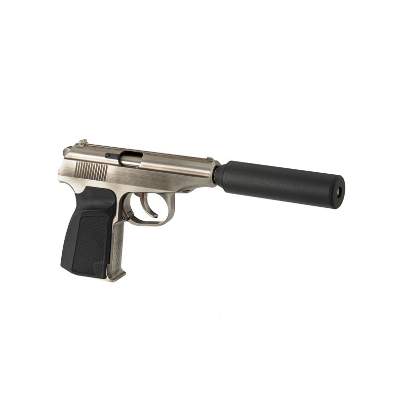 Pistola gbb stile MAKAROV con silenziatore - WE