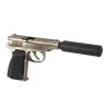 MAKAROV style gbb pistol with silencer - WE