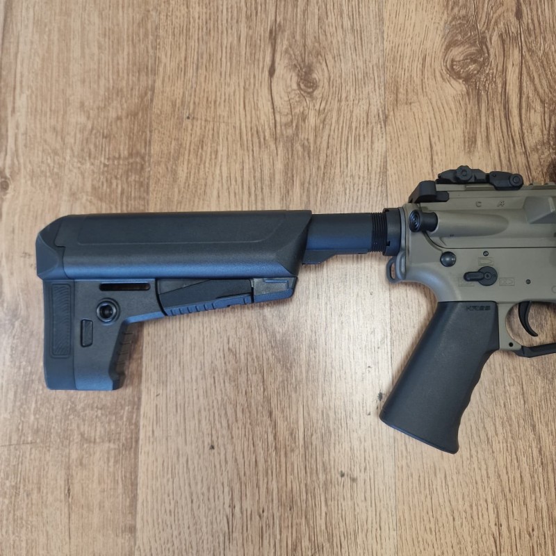 BARRETT REC7 SBR Electric Airsoft Rifle - TAN - KRYTAC - USED
