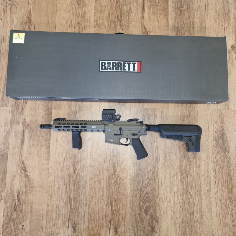 BARRETT REC7 SBR Electric Airsoft Rifle - TAN - KRYTAC - USED