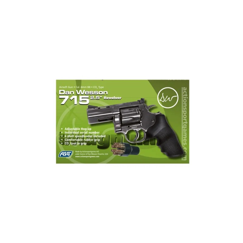 Revolver Co2 DAN WESSON® 715 2.5 pollici - ASG
