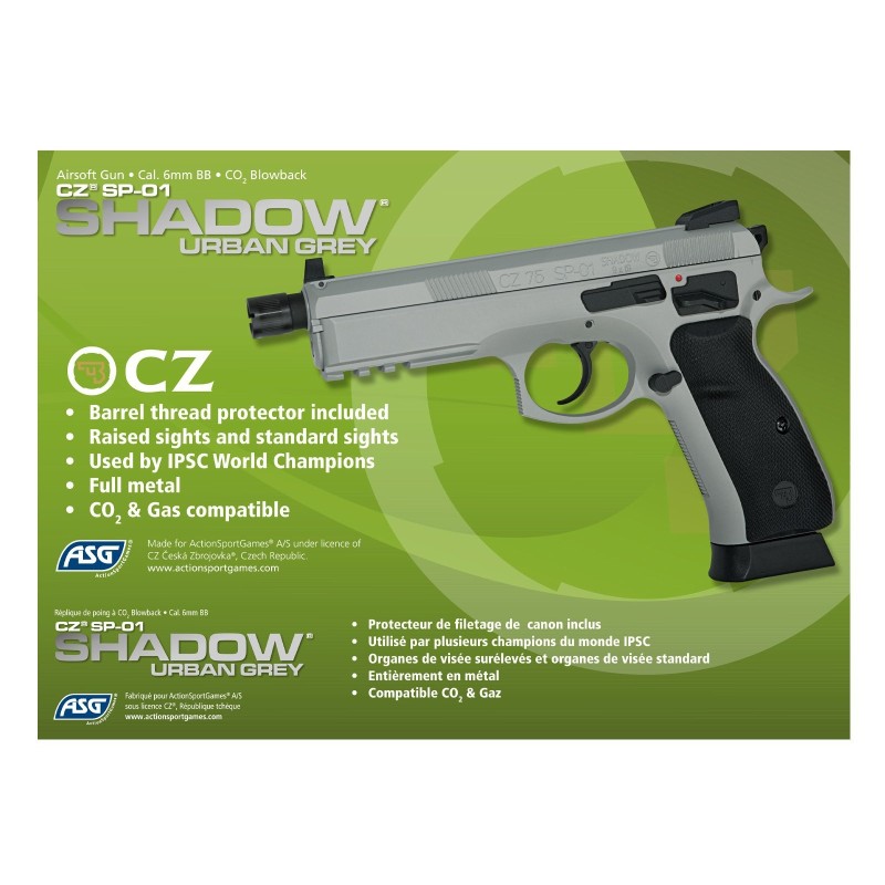 CO2 Pistol CZ® 75 SHADOW - ASG