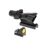 Ottica COMBO 4X32C fibra ottica e RED DOT - Aim-O