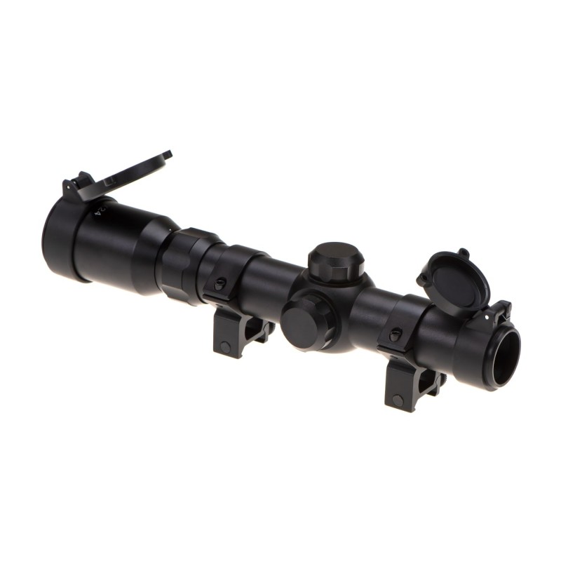 Ottica stile LPVO zoom variabile 1-4x24 - Aim-O