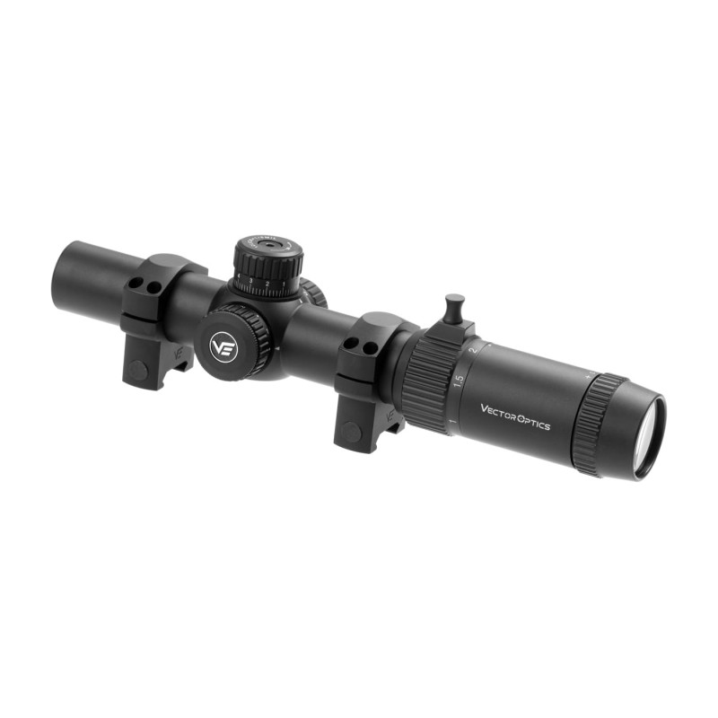 LPVO FORESTER 1-5x24 SFP Fiber Optic Scope - Vector Optics