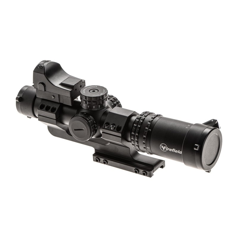 RAPIDSTRIKE Variable Zoom 1-4x24 SFP LPVO Scope with Micro RED DOT - Firefield