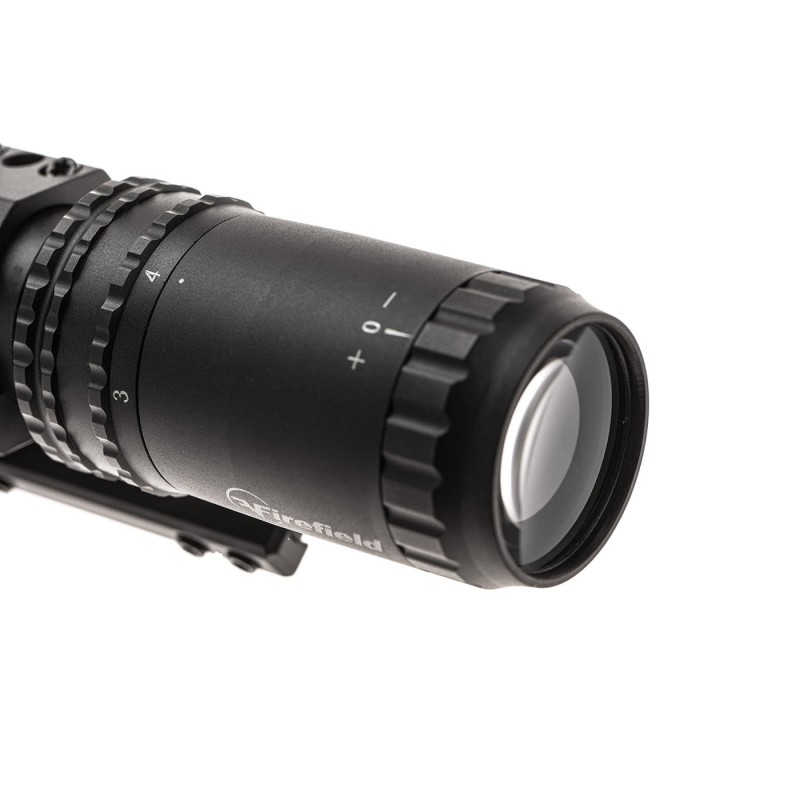 RAPIDSTRIKE Variable Zoom 1-4x24 SFP LPVO Scope with Micro RED DOT - Firefield