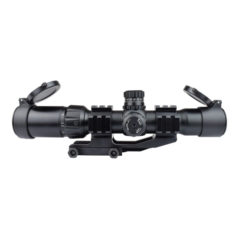 LPVO Style Scope with 1.5-4 Cantilever Mount 30 BE - JS Tactical