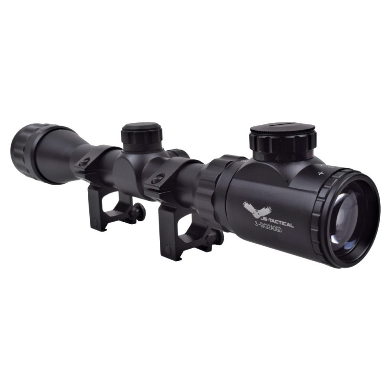 3-9 x 32 AOGD Illuminated Variable Zoom Scope - JS Tactical