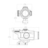 Ottica prismatica C1 4x32 - VictOptics