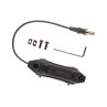 Remote with SINGLE connector UNIVERSAL mount DOUBLE button - WADSN
