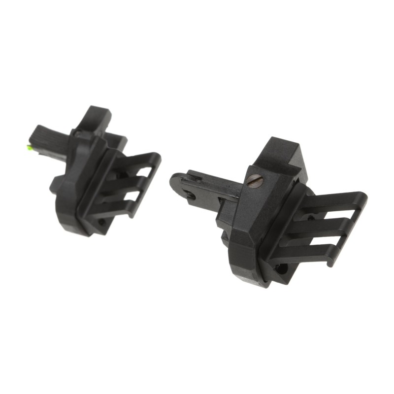 ATHENA Right-Handed Angled Flip-Up Front and Rear Sight - APS