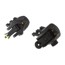 ATHENA Right-Handed Angled Flip-Up Front and Rear Sight - APS