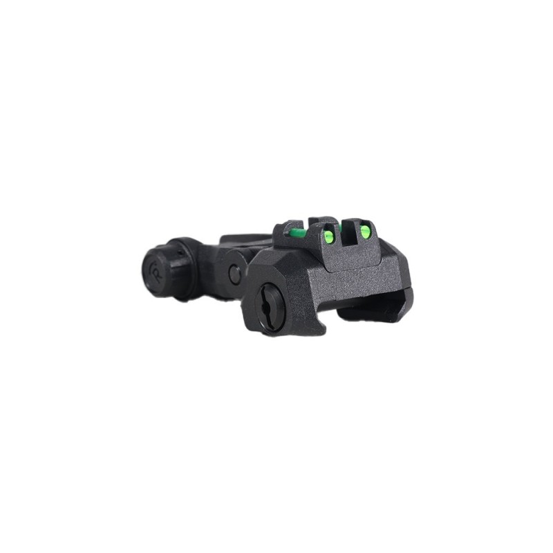 Flip-Up Dual Profile Fiber Optic Iron Sights - G&G
