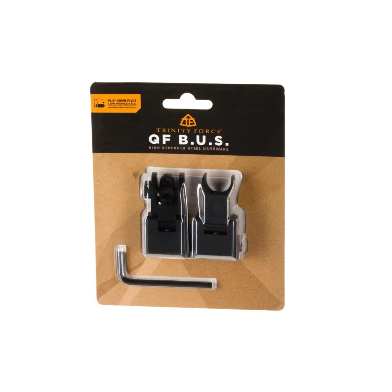 QF BUIS Flip-Up Front and Rear Sight Set - Trinity Force