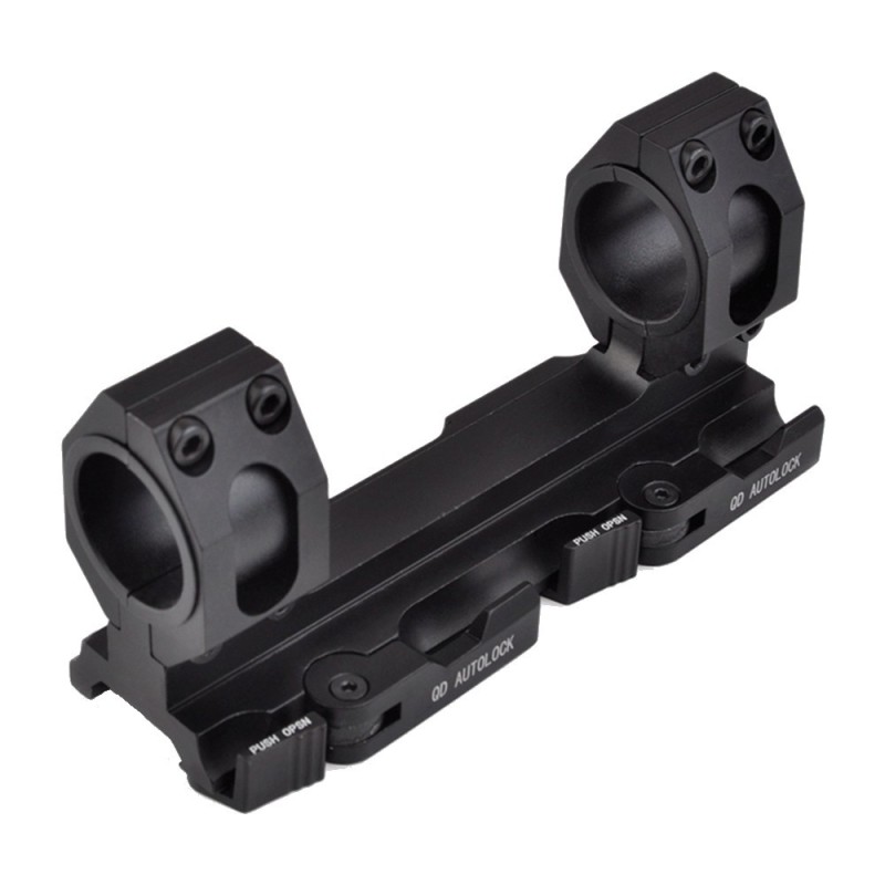 Mount QD per ottica LPVO 30mm o 1 pollice - AIM-O