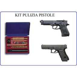 Cofanetto completo per PULIZIA arma corta CAL. 7.65 e 6mm