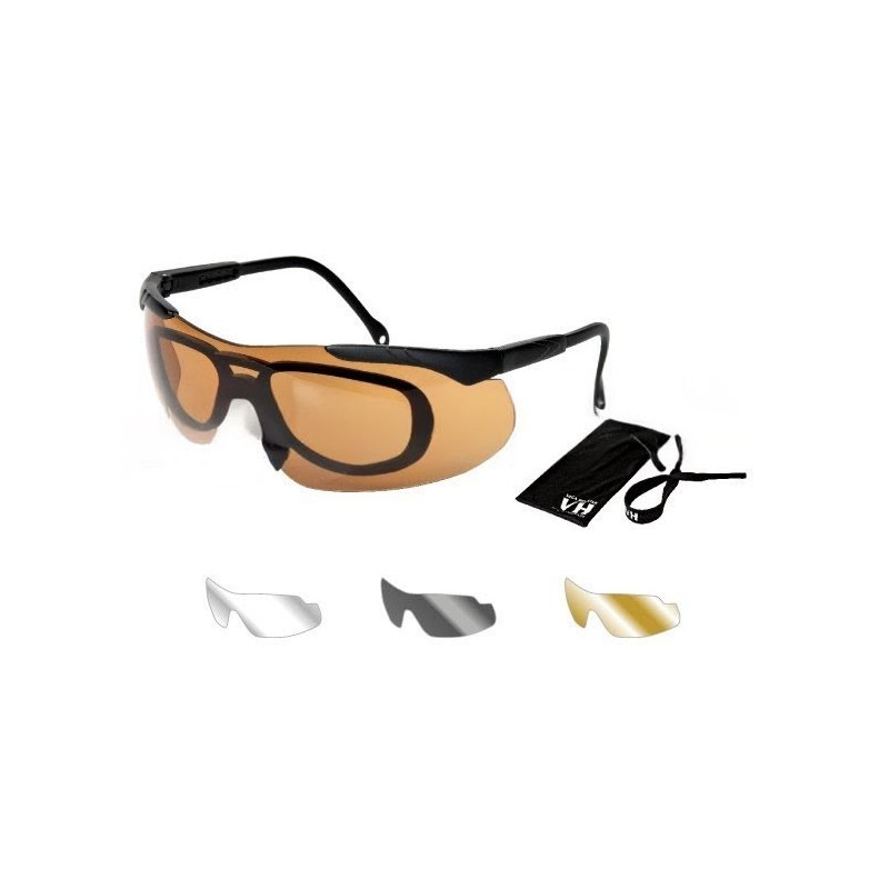 FULL Kit GLORY Ballistic Glasses x3 lenses - VEGA HOLSTER