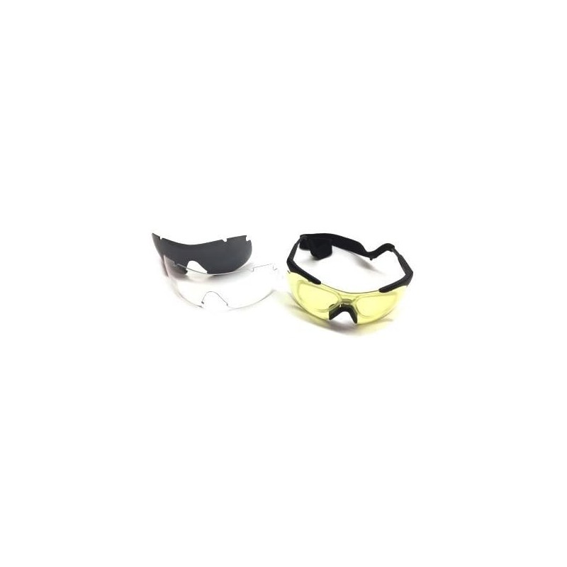 FULL Kit occhiali balistici GLORY x3 lenti - VEGA HOLSTER