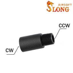 26mm CW to CCW OUTER BARREL EXTENSION and ADAPTER - SLONG AIRSOFT