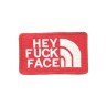 Patch RICAMATA HEY FUCK FACE - La Patcheria
